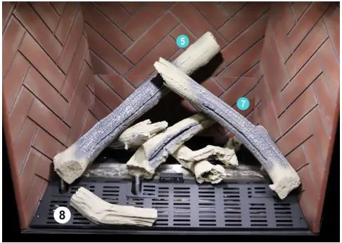 Ortal Wilderness Traditional 36-42 Fireplace - STEP 9