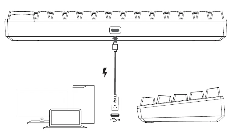 iLovBee i61 60 Percent Wired Keyboard Mechanical 2
