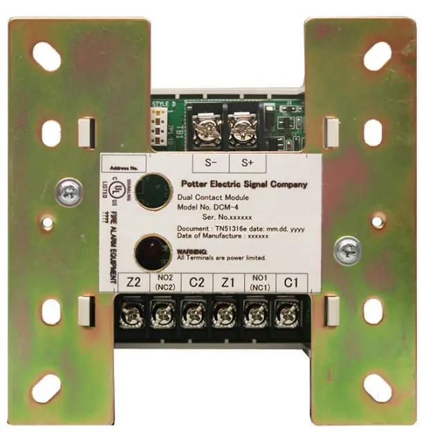 POTTER DCM-4 Dual Contact Module Fire Alarm Resources