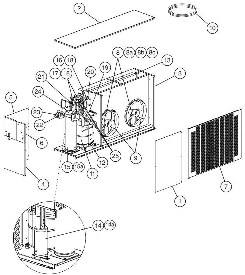 Main Assembly & Refrigeration Circuit