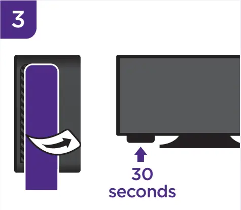 Roku Express HD Streaming Player with HDMI - adhesive strip 3