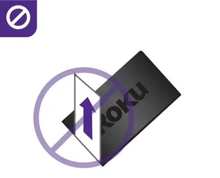 Roku Express HD Streaming Player with HDMI - adhesive strip 5