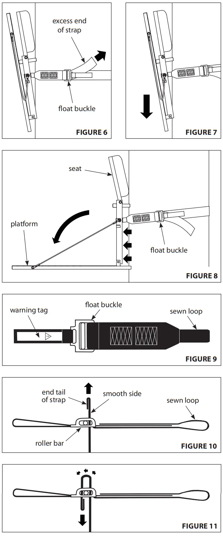 RIVER EDGE TREESTANDS LITE FOOT RE557 Hang On Tree Stand - FIGURE 5
