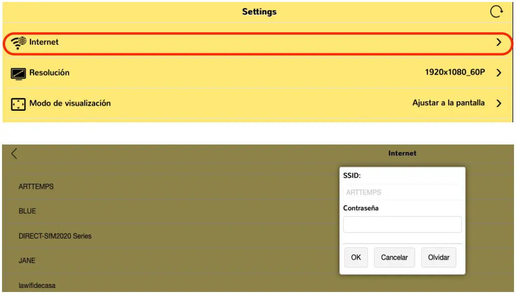 ecler VEO SWM44 4K 4x1 Presentation Switcher with VEOCast - Web settings