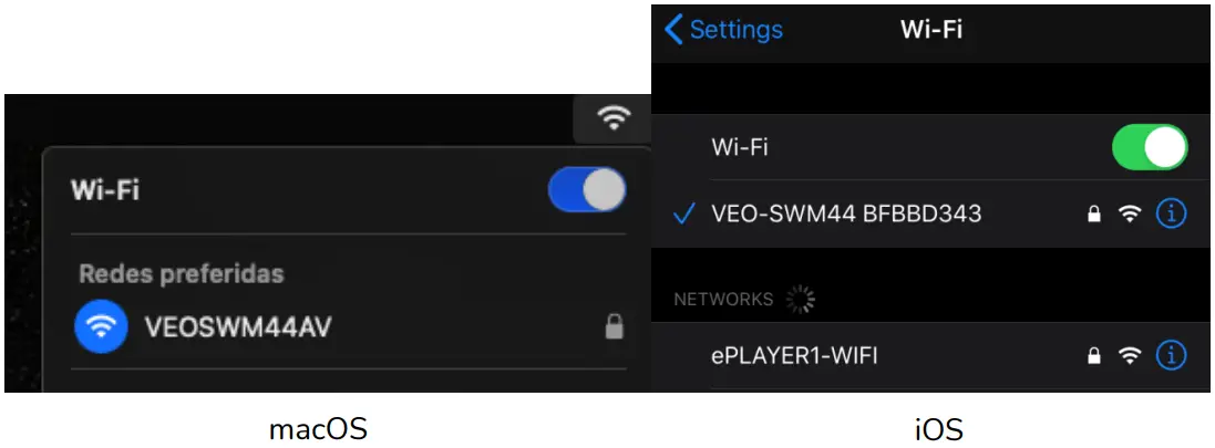 ecler VEO SWM44 4K 4x1 Presentation Switcher with VEOCast - WiFi settings