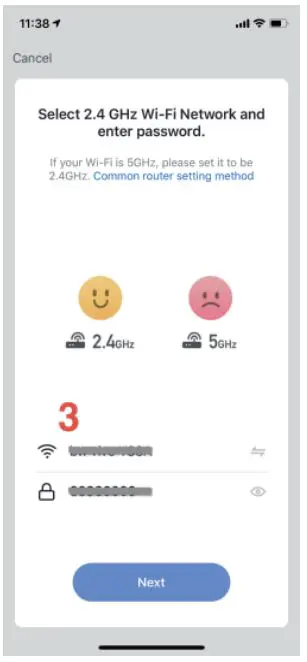 SKK WiFi Intelligent Household Alarm User Manual - Enter the password