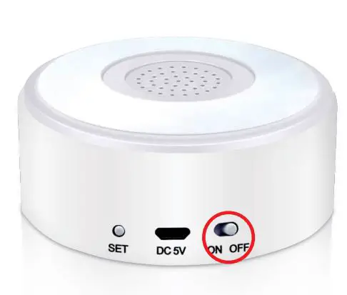 SKK WiFi Intelligent Household Alarm User Manual - Turn on the Base Station