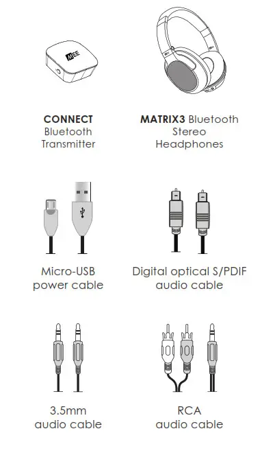 MEE audio Connect T1M3 Bluetooth Wireless Headphone