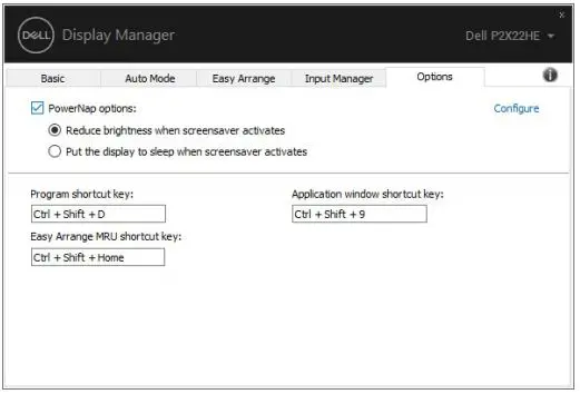 Dell USB-C Monitor User Guide - Other Shortcut Keys