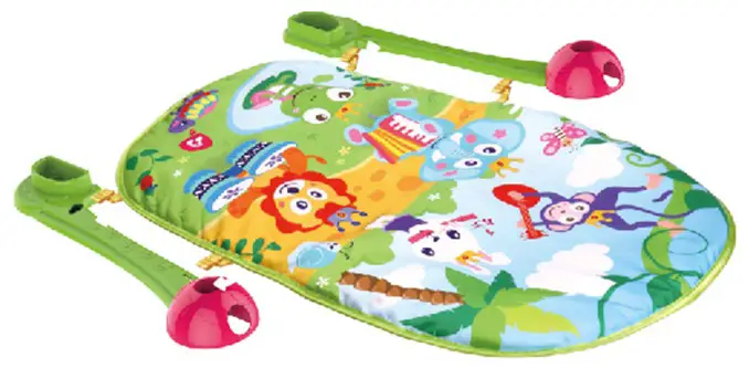 bubbli BBACTGMPLTA Activity Gym Playmat - Step 2