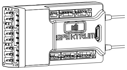 SPEKTRUM AR10100T 10 Channel Telemetry Receiver - Telemetry Receiver