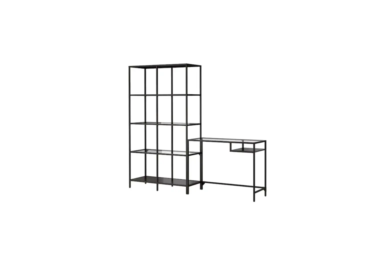 Ikea 099.026.65 Vittsjo Shelving Unit With Laptop Table Instruction Manual