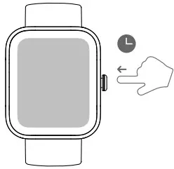RIVERSONG Motive 3S Stylish Smartwatch - turning off