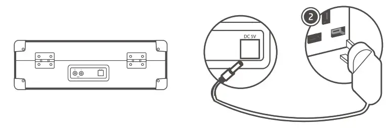 Goodmans 347753 Revive Bluetooth Turntable- AC Power Operation