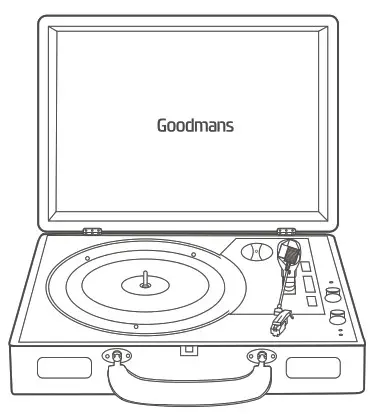 Goodmans 347753 Revive Bluetooth Turntable