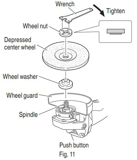 Metabo HPT Cordless Disc Grinder G 18DSL2 Instruction Manual - Fig 11