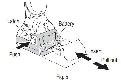 Metabo HPT Cordless Disc Grinder G 18DSL2 Instruction Manual - Fig 5