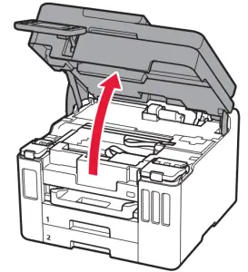 Open the scanning unit