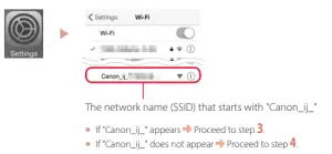 Smartphone's Wi-Fi settings