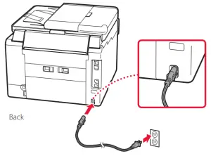 Connect the power cord