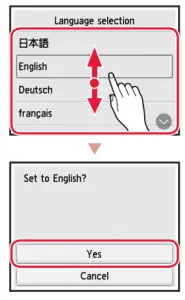 Select language
