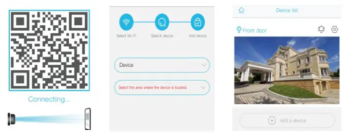 SUNSKY NC1581W WiFi Intelligent Solar Alert PTZ Camera- Qr