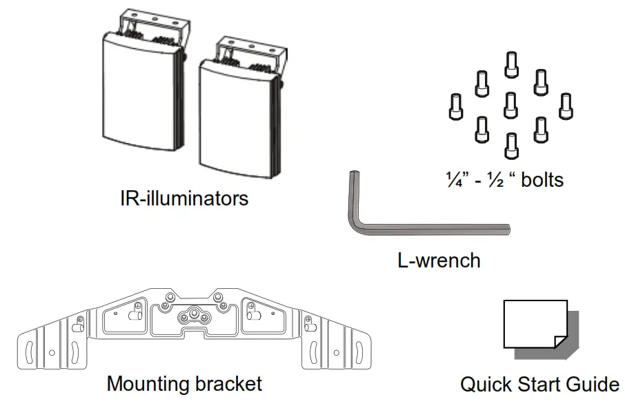 TKH SECURITY UP IR200 IR Illumination kit