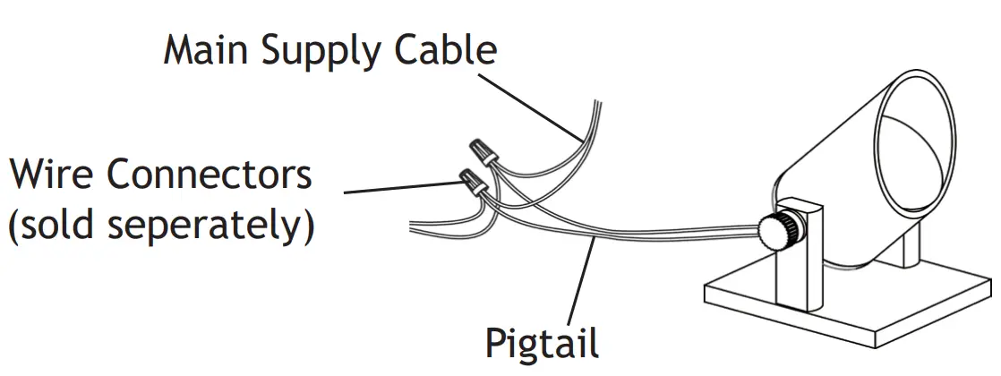 VUL 6802 25 BBZ Low Voltage Landscape Lighting -1 Wire Connections