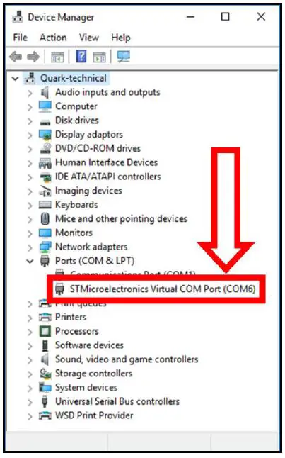 Checking the USB connection
