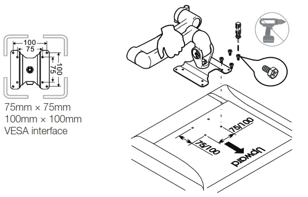 KONDATOR 438 LC15 Monitor Arm OSLO - seatep 2