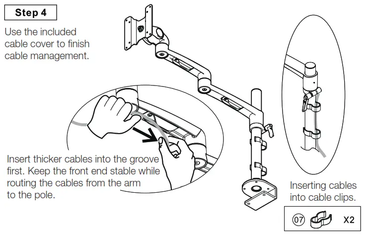 KONDATOR 438 LC15 Monitor Arm OSLO - seatep 4