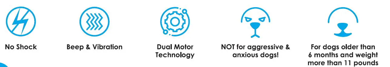 DogRook Dual Vibration Bark Control Collar 1