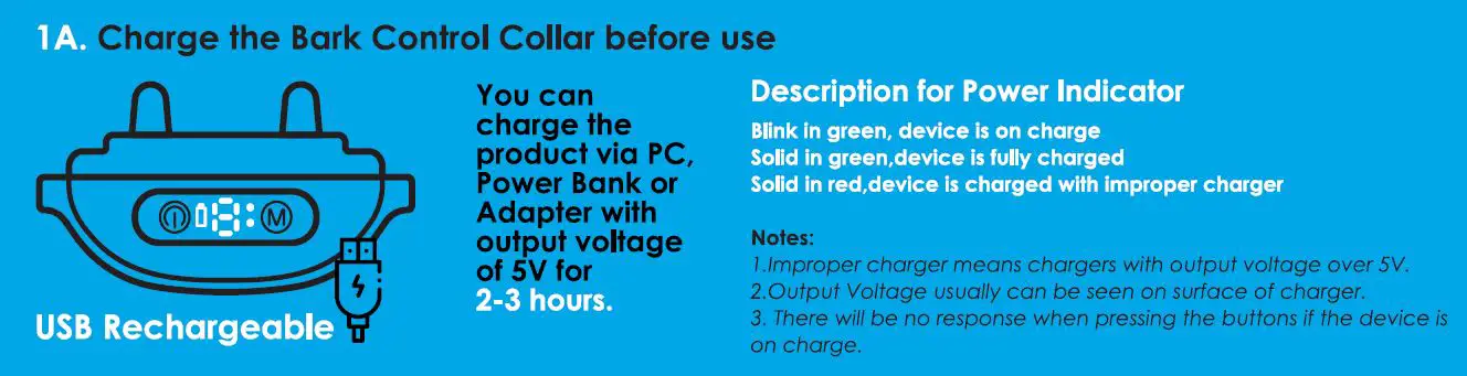 DogRook Dual Vibration Bark Control Collar 3