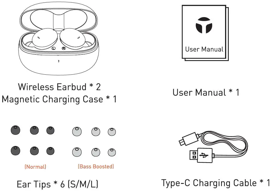 Shenzhen Quanya Trading T20 True Wireless Earbuds FIG-1
