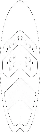 CABRINHA 102097 02 Board Ace Wood Board- FOIL BOARD