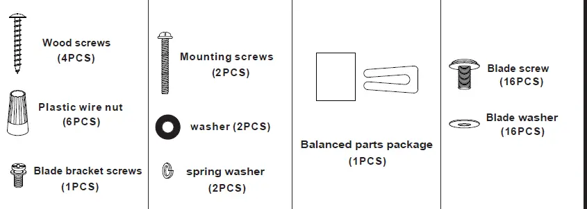 Parrot Uncle F6305110V 52-in Chrome Indoor Ceiling Fan FIG 2