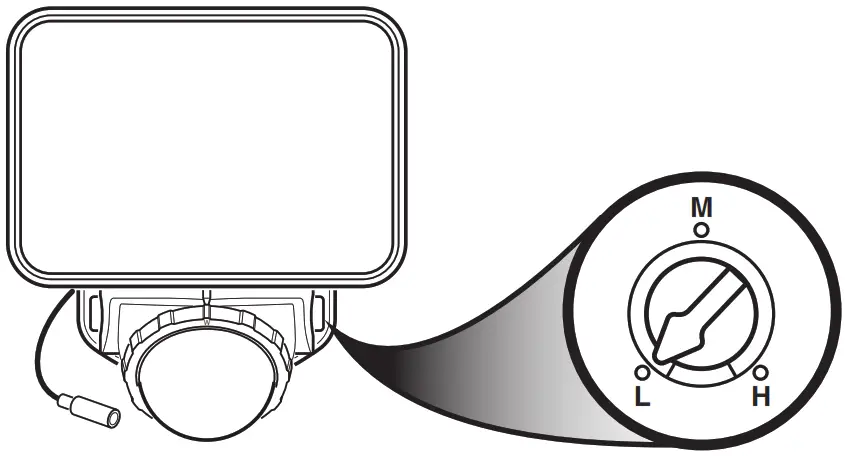 DEFIANT DFI 7167 WH G Motion Solar Security Light - sensitivity
