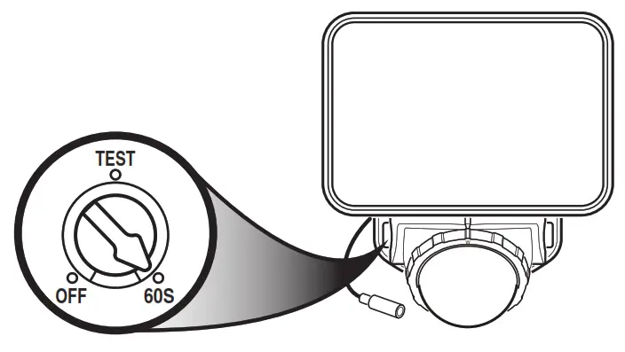 DEFIANT DFI 7167 WH G Motion Solar Security Light - timer