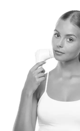 Silk n H4001 Fresh 2 in 1 Electric Face Cleansing Brush -Gently pressk