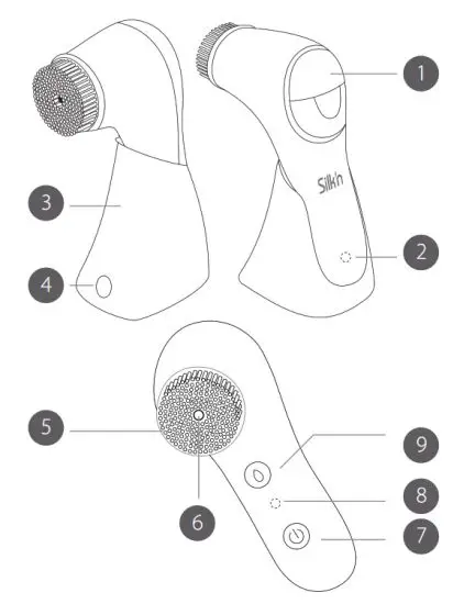 Silk n H4001 Fresh 2 in 1 Electric Face Cleansing Brush - Cleansing Brush