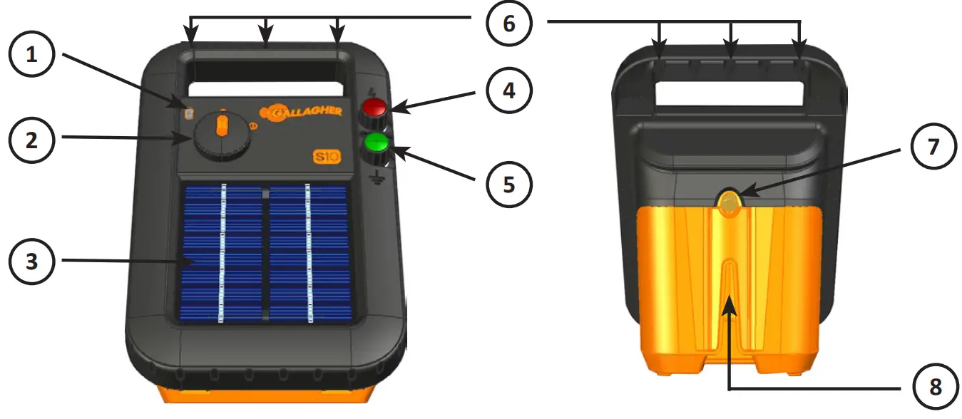 GALLAGHER S10 Portable Solar Fence Energizer - OVERVIEW