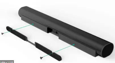 WALI-SON003-W-Sound-Bar-Wall-Mount