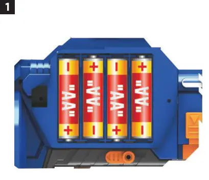 KAYOBA 002565 Foam Ball Gun - parts 1