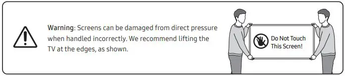 SAMSUNG Smart QLED TV - Do Not Touch