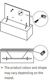 SAMSUNG Smart QLED TV - Preventing the TV from falling