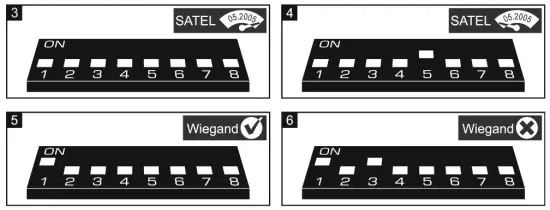Satel INT R Universal Expander for Card - protocol