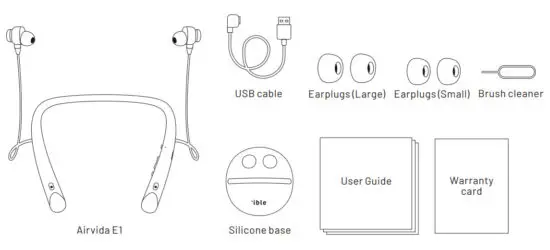 ible Airvida E1 Wearable Air Purifier with Noise Cancelling Earphones - figure 2