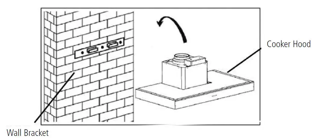 caple ZC622 Wall Chimney Hood fig 5