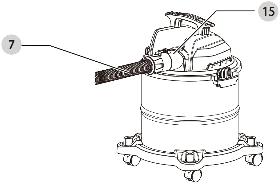 CRAFTSMAN CMXEVXA18115 5-Gallon Corded Portable Wet Dry Shop Vacuum Cleaner - Vacuum
