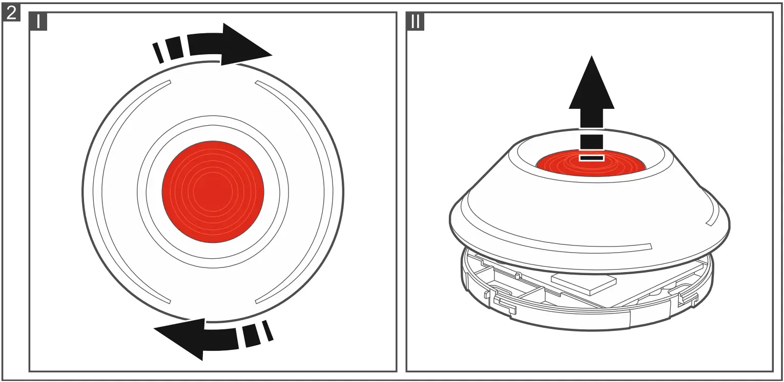 Satel MPB 300 Wireless Panic Button - button cover